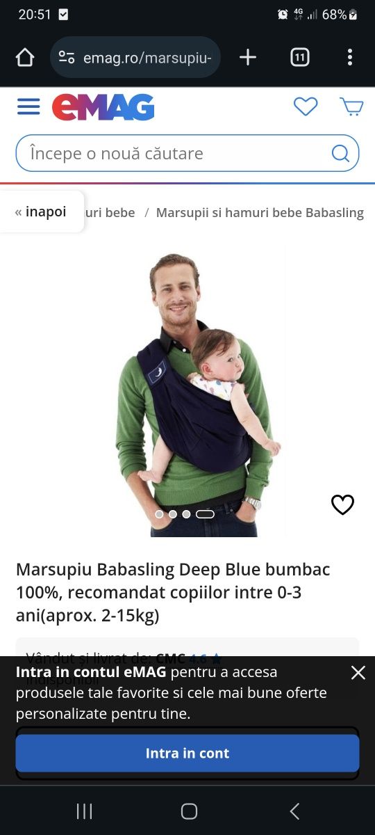 Marsupiu Baba sling