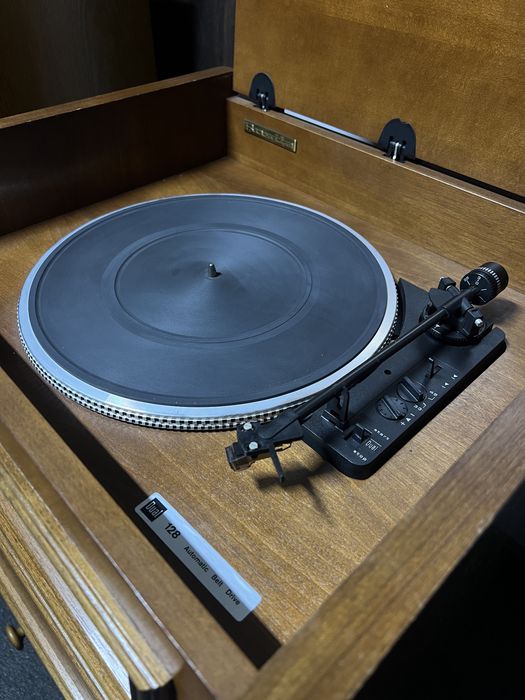 Raft/dulap audio vintage Rosita cu pick-up Dual 128 incorporat