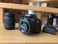 Canon 2000D + 2 obiective