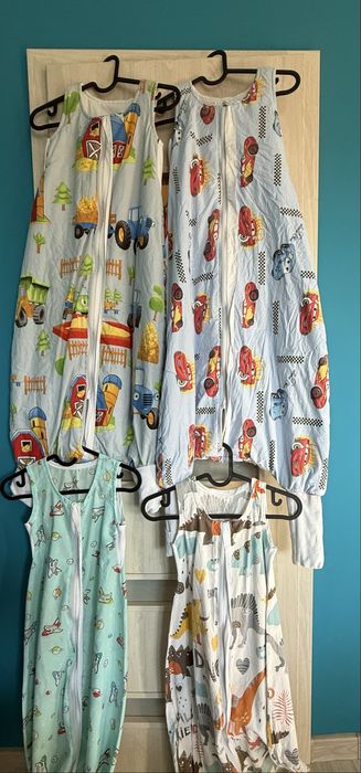 Детски спални чувалчета размер 3г + (2 зимни и 2 летни)