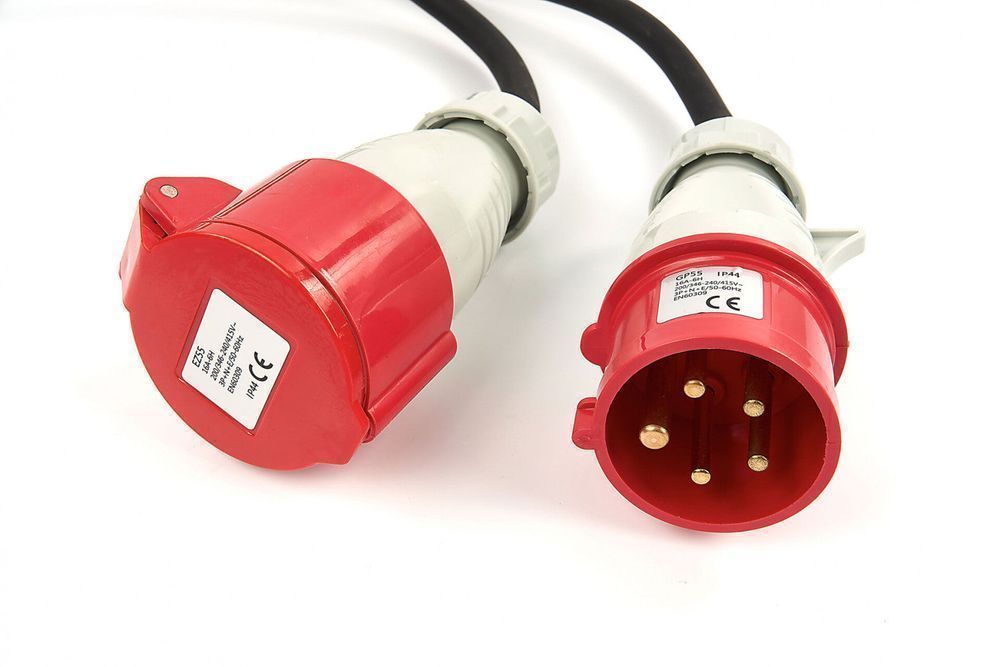 Cablu electric prelungitor trifazic 380v 5g x 1.5 mm 10m
