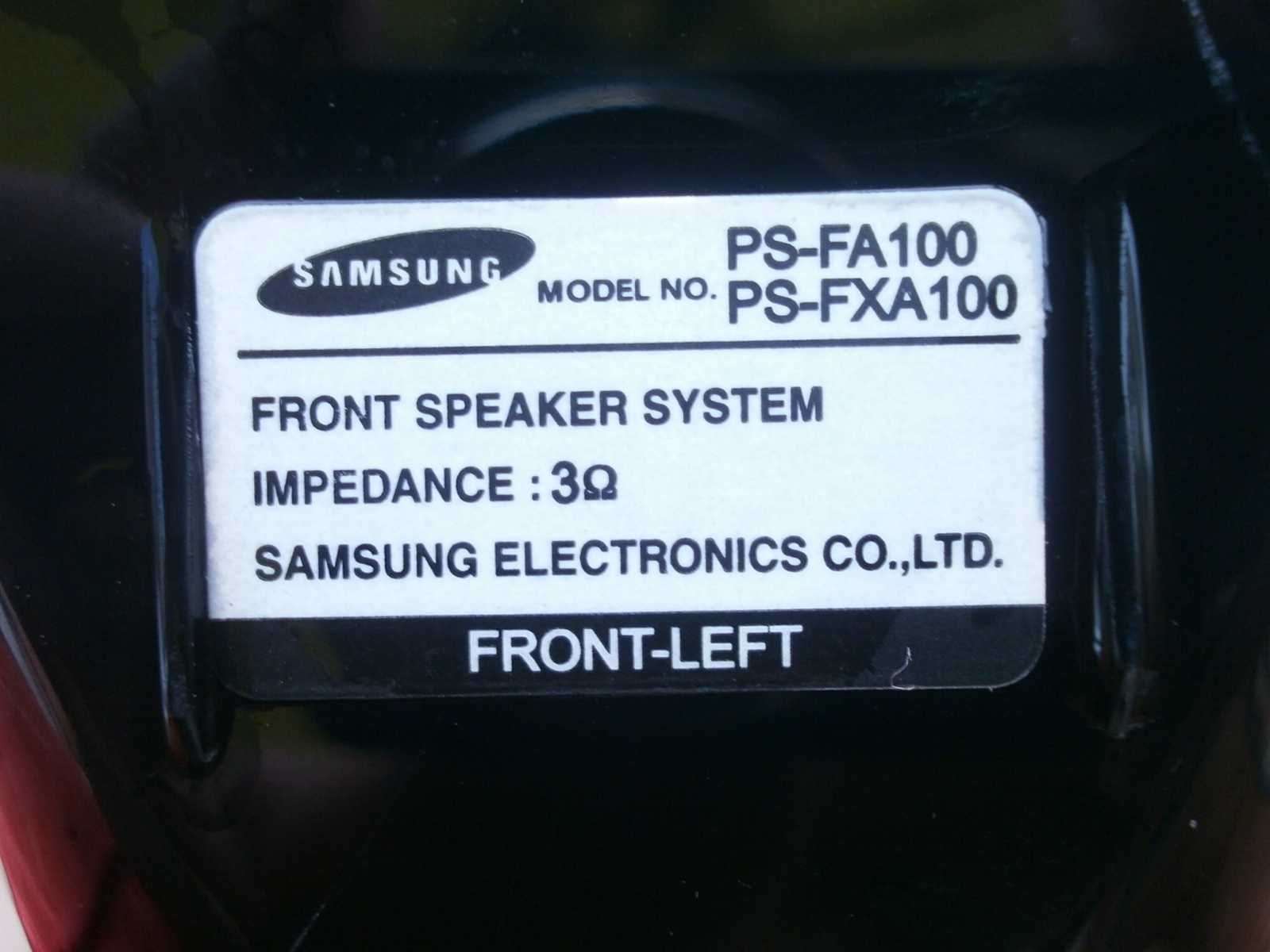 Дизайнерски Предни Високоговорители Samsung PS FA 100