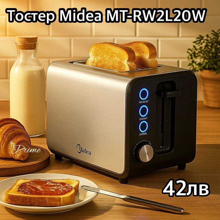 Тостер Midea MT-RW2L20W