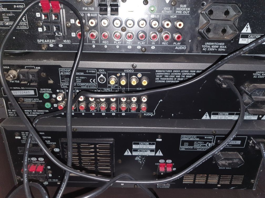 Linie audio vintage Kenwood R-A150 , C-V150 , M-A100