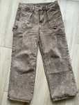 Jeans talie inalta Cargo mar.30 maro cafea