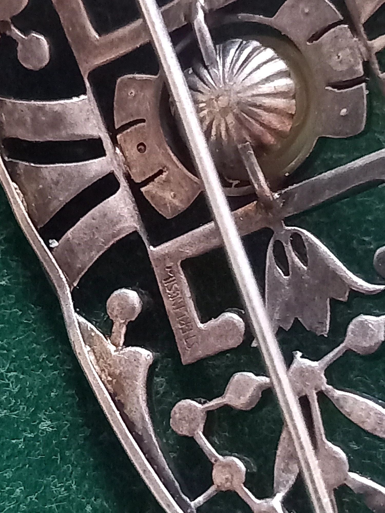Brosa argint Edwardian