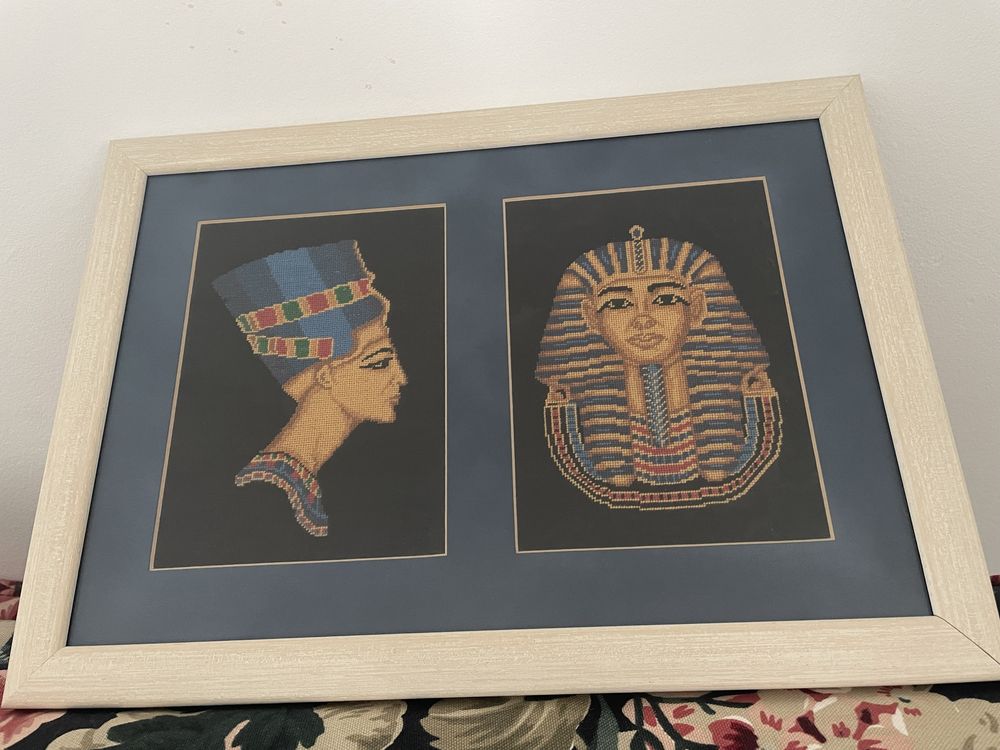 Goblen Nefertiti si Tutankamon