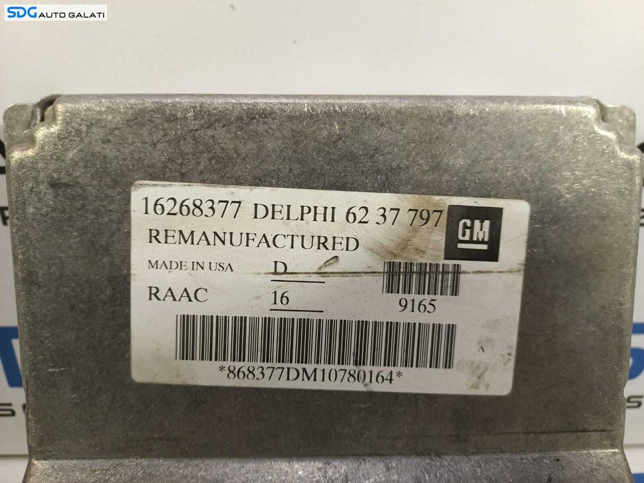 ECU Calculator Motor Opel Astra G 1.6 Benzina 1998 - 2005 Cod 16268377 6237797 [L1335]