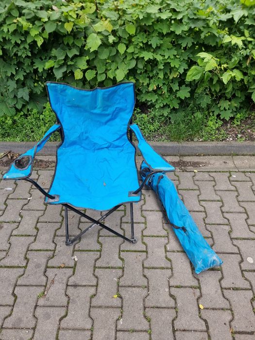 Scaune pliabile camping / pescuit cu suport de pahar