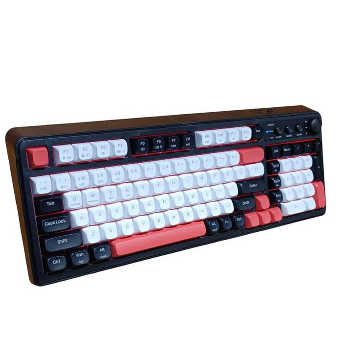 Tastatura mecanica Gaming Wireless Bluethooth 2.4 GHZ, 99 taste, RGB
