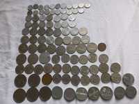 Vand colectie monede vechi, 101 bucati.