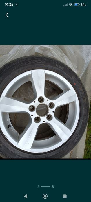 Jante aluminiu 16" audi/mercedes/vw/inele centrare/calculator bord