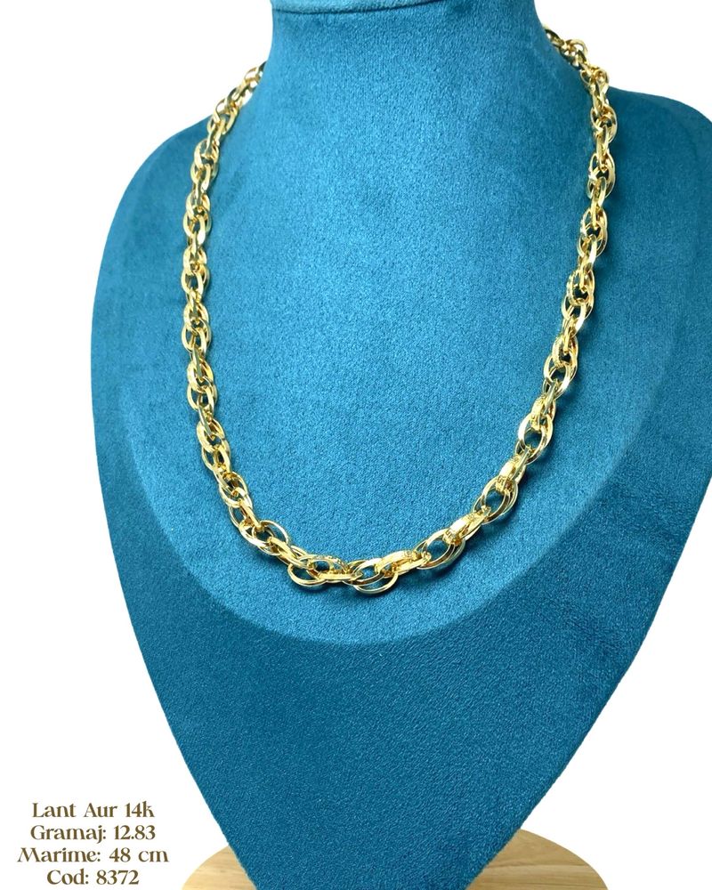 (8372) Lant Aur 14k 12.83g FB Bijoux Euro Gold 280 lei gr