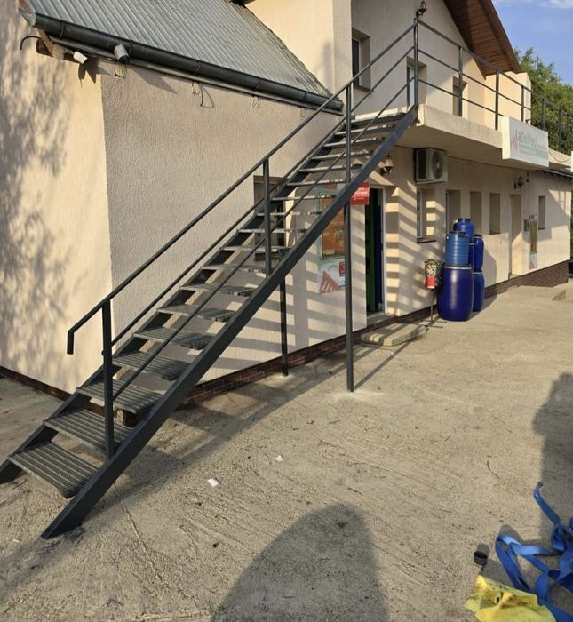 scarii metalice zincate exterioare și pentru incendii , platforme, pod