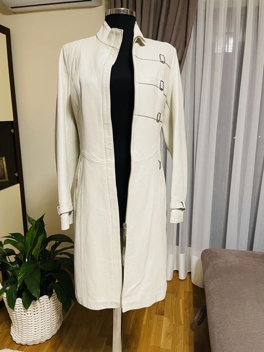 Vand geaca piele gri deschis