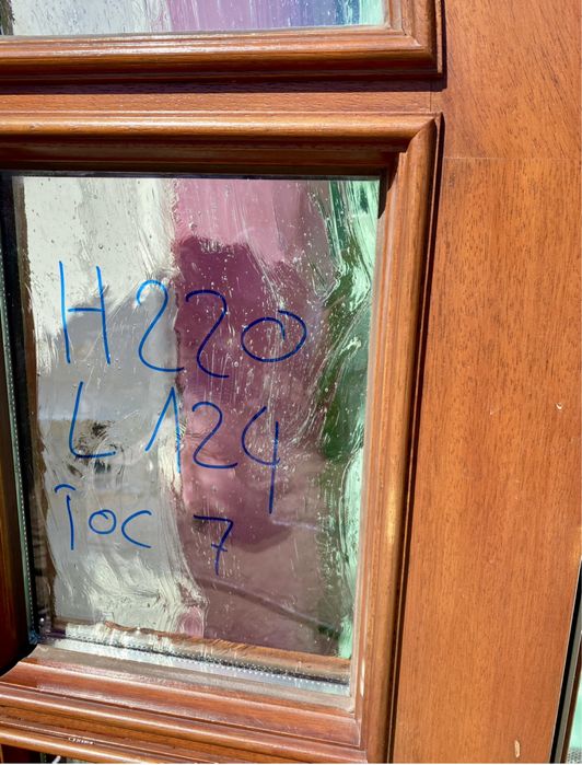 USA INTRARE CASA BOLTITA Germania lemn termopan H 220 x L 124 Garantie