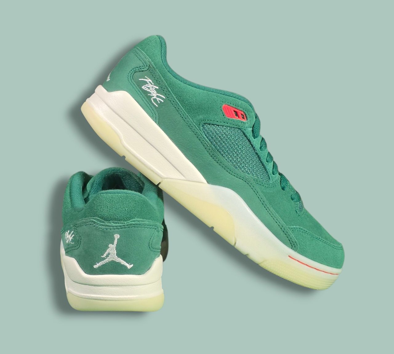 JORDAN Flight Court Green / 42.5 / Noi