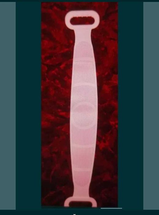 Bandă din silicon pentru curățare și exfoliere corporalăl