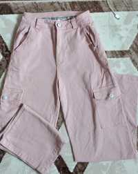 Розовый Карго брюки и Синий джинсы