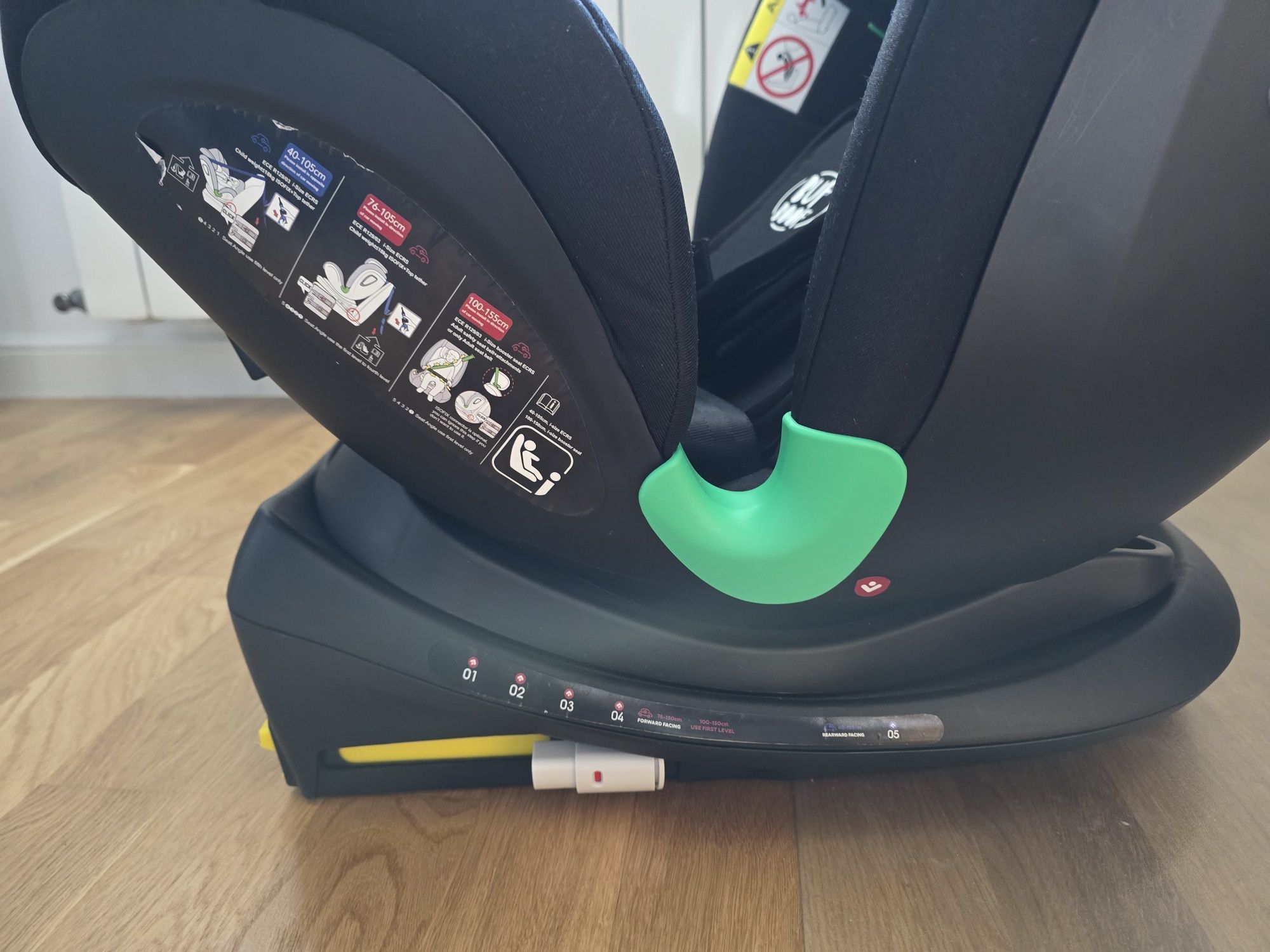 Scaun auto BUF BOOF Platinum Deluxe i-Size 360 grade, Isofix