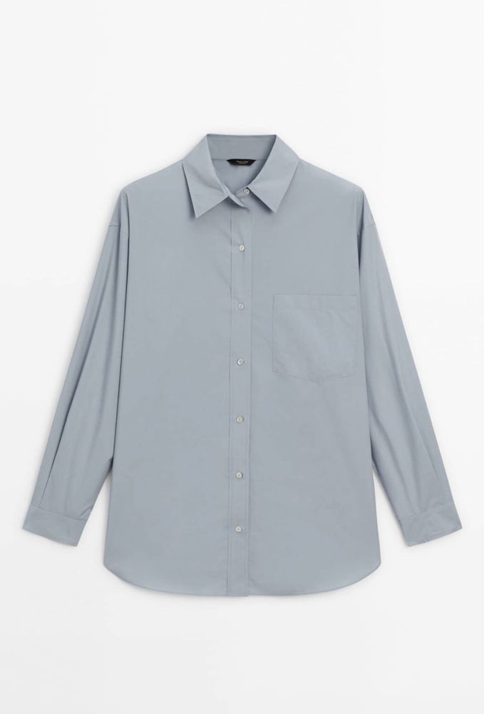 Camasa din poplin Massimo Dutti