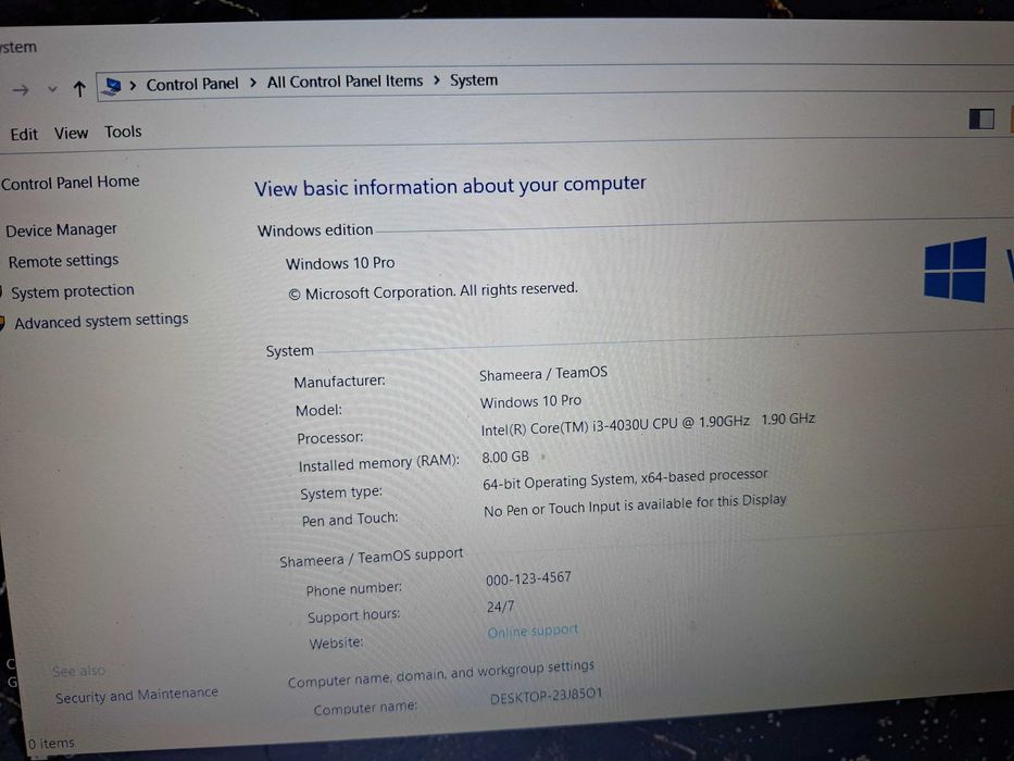 Laptop I3 8GB nVidia GeForce 840M