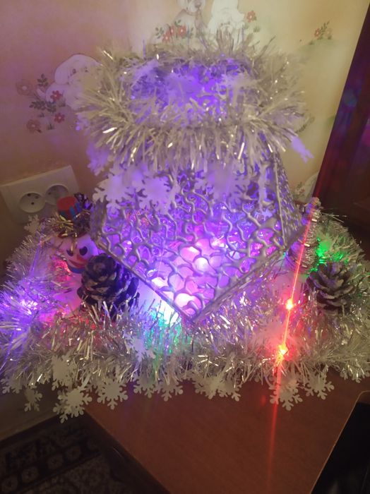 Новогодний светильник  ручной работы