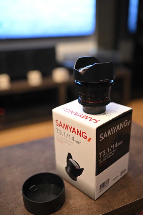 Obiectiv video Samyang 14mm T3.1 VDSLR ED AS IF UMC II Nikon F