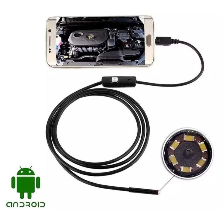 Camera Endoscopică 2m / 5.5mm Tip C și leduri integrate HD720p Waterpr