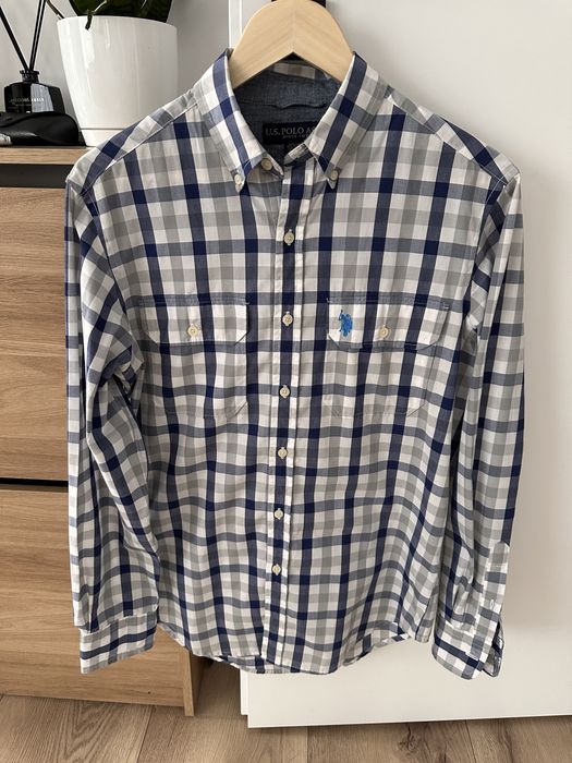 Camasa US POLO ASSN Carouri Maneca Lunga Barbati | Marime M