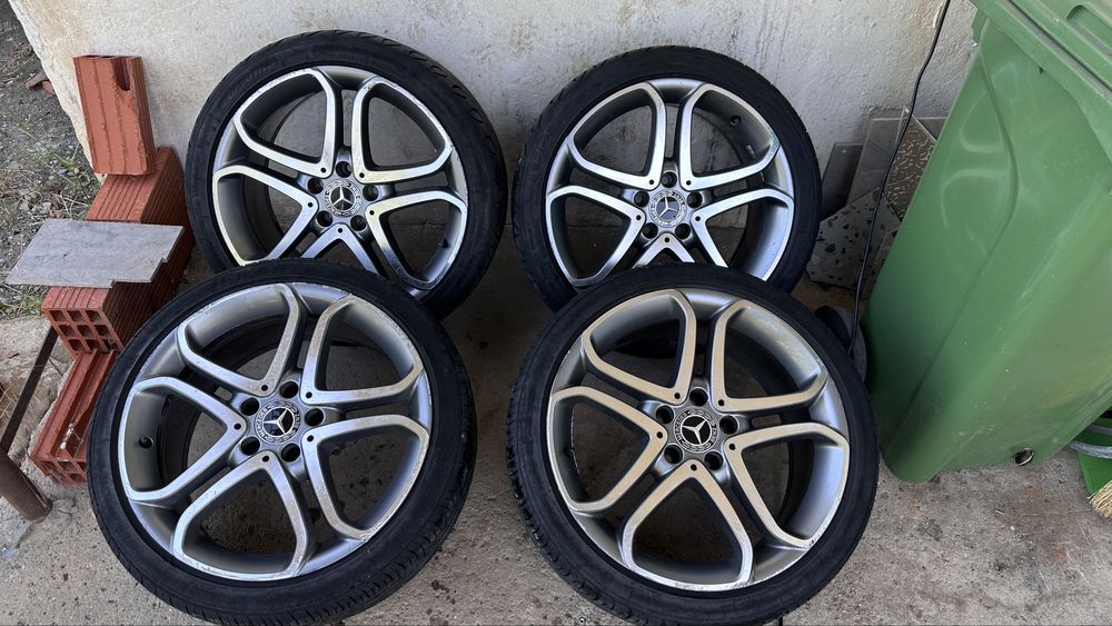 Оригинални джанти 18 цола за Mercedes Спорт пакет 5x112 + летни гуми
