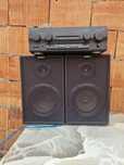 Vând stație Kenwood A-47 2x50W și boxe Sony