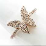 Inel de aur roz cu diamante 0,42 fancy pink