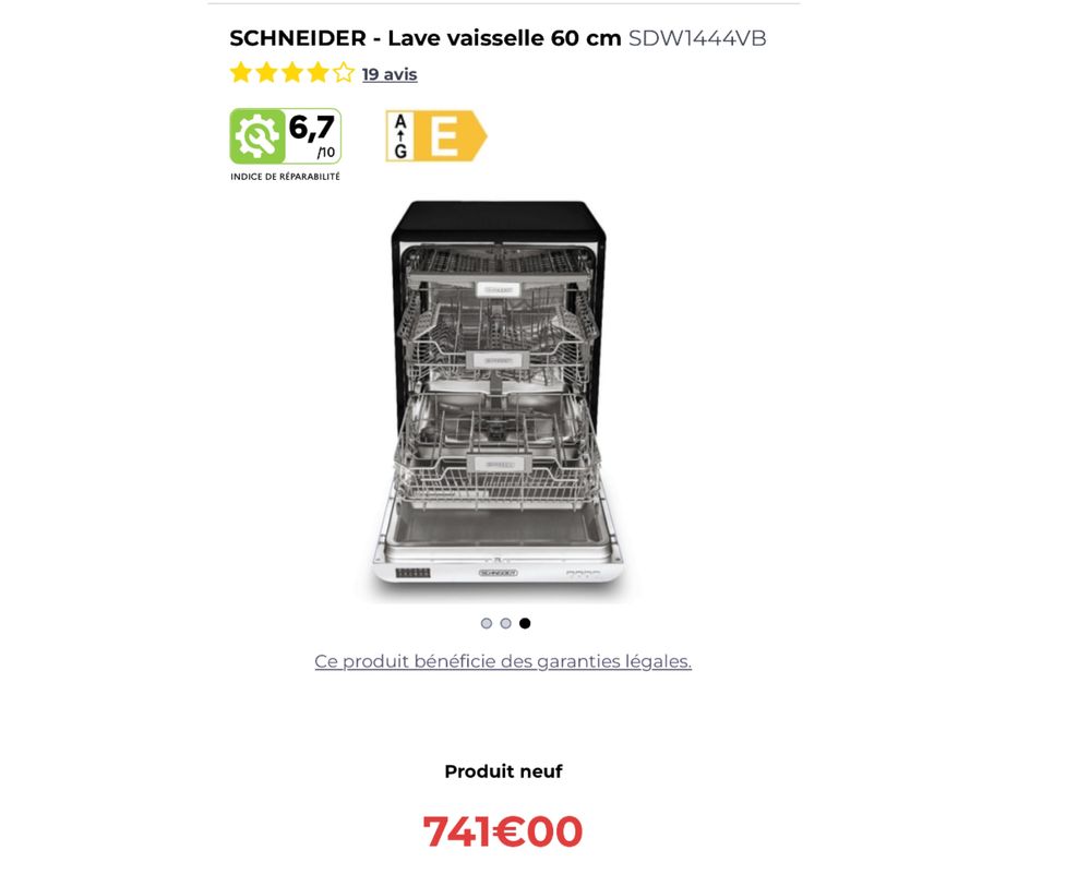 !!Promitie 1200 RON! Masina de spalat vase retro Schneider SDW1444V B