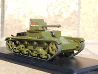 Macheta tanc usor sovietic HT-26 (T-26) aruncator flacari scara 1:43