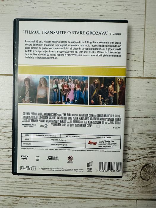 Dvd film - Almost Famous