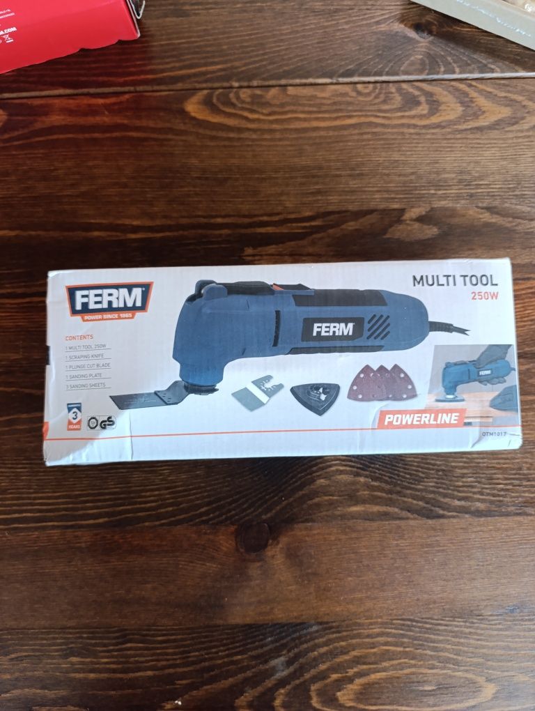 Чисто нов мултифункционален инструмент FERM 250W с 5 приставки