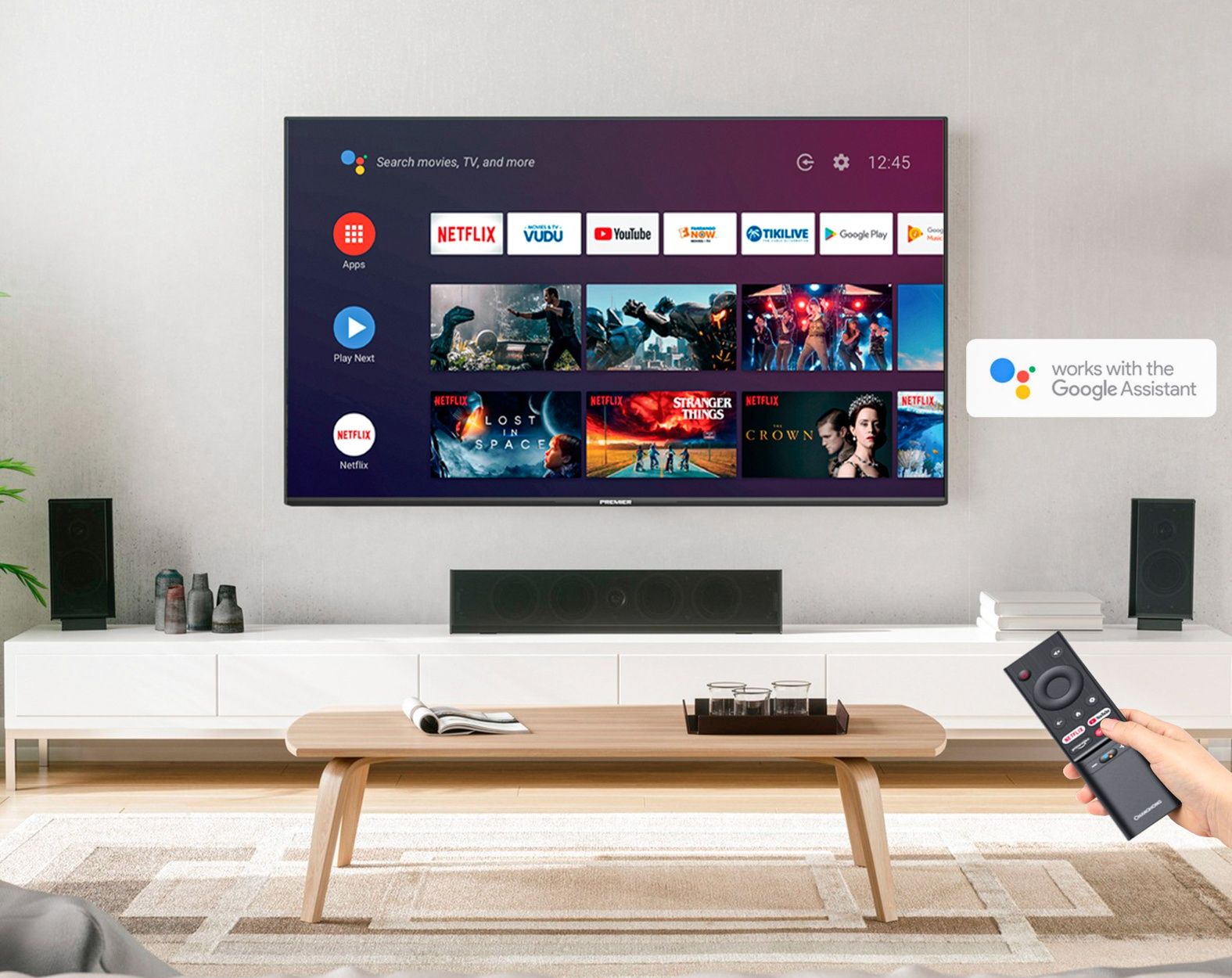 Телевизор Samsung 55”QLED Moonx TCL 4K Smart Tv + скидки доставка