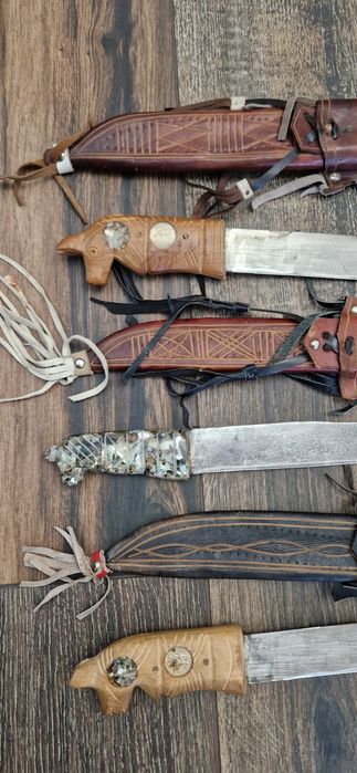 Cutit kukri maceta teaca piele
