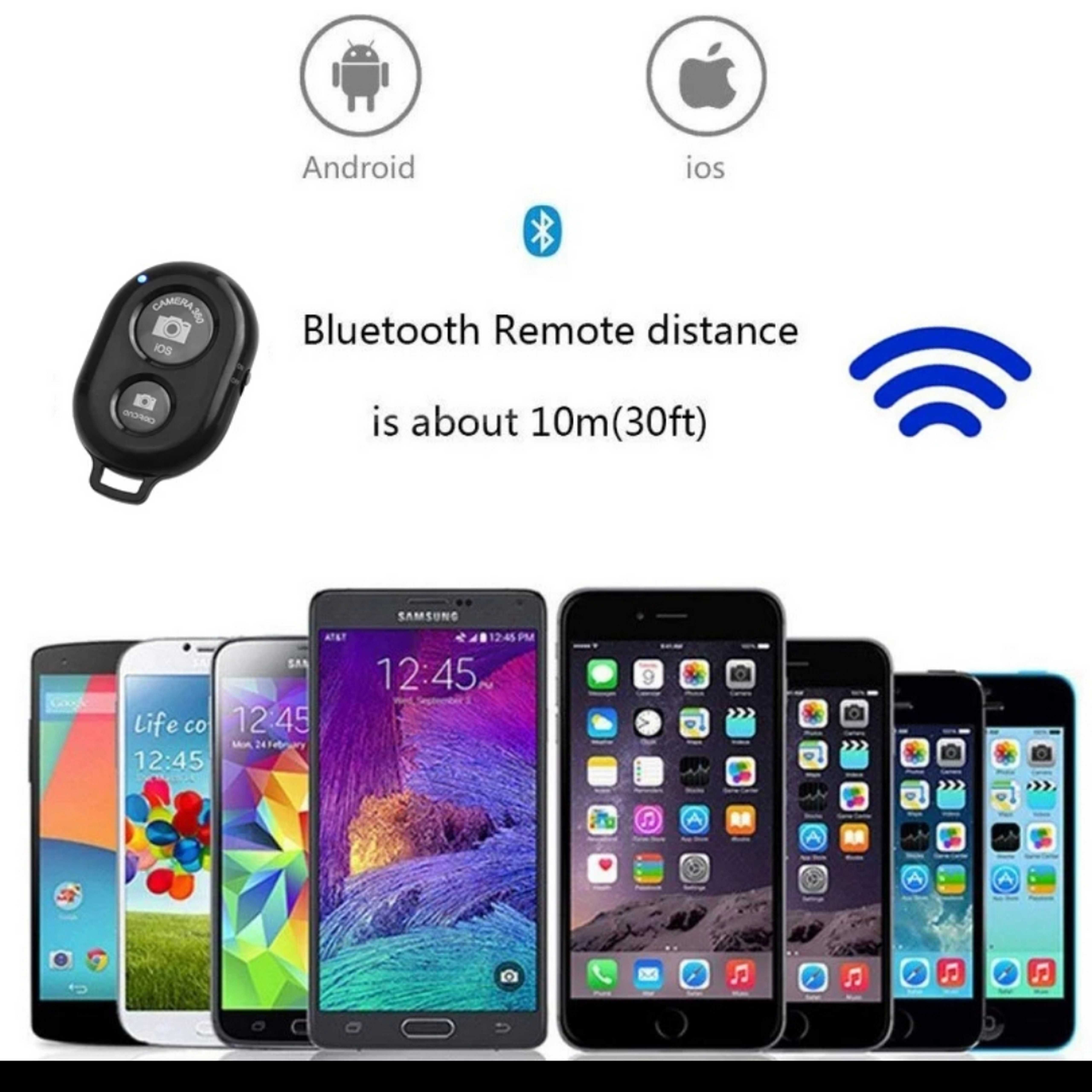 селфи стик-стойка за телефон+дистанционно-Държач за Iphone Samsung