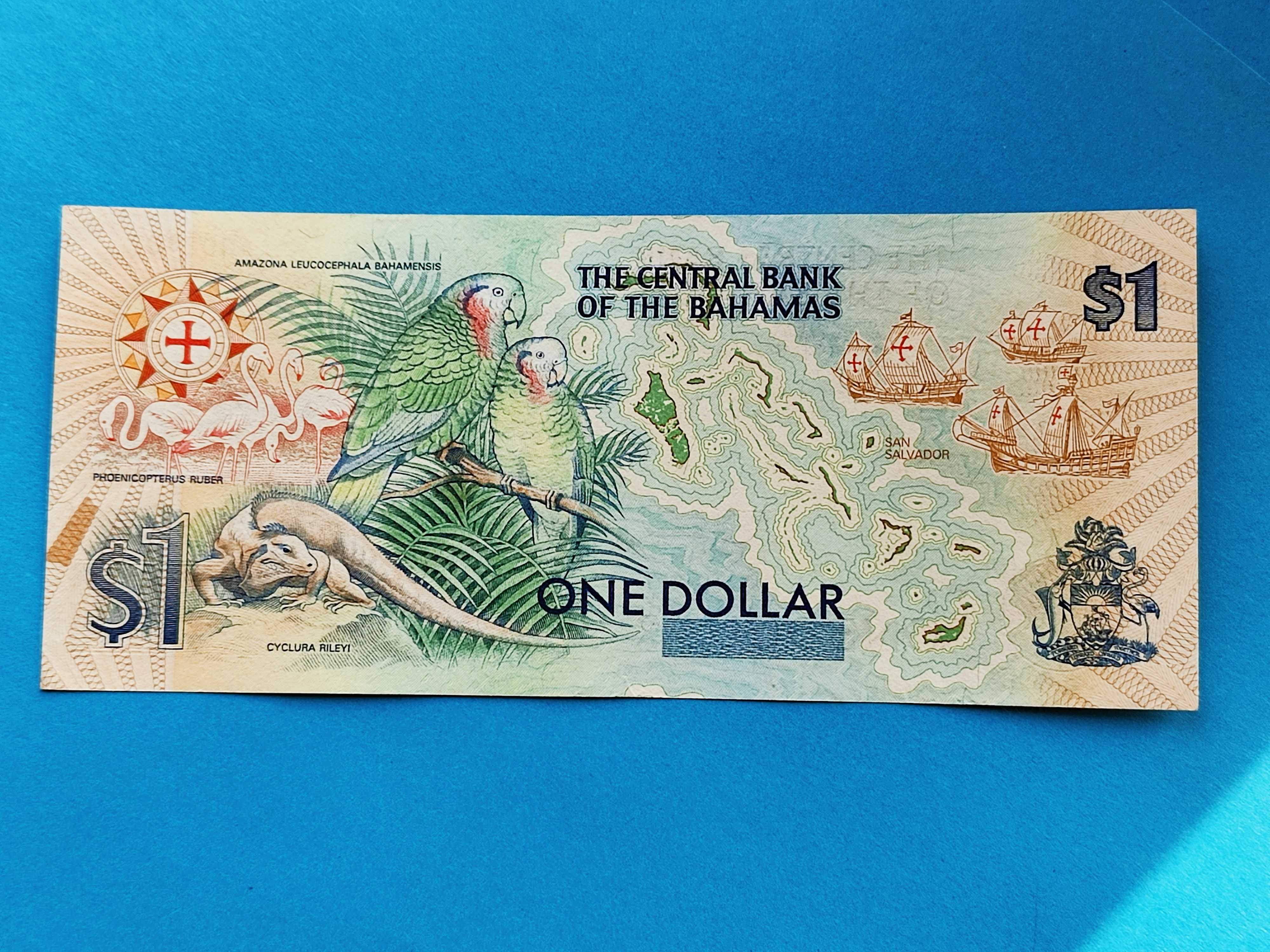 1 Dollar 1992 ( Christopher Columbus) -Bahamas-UNC-RARA!