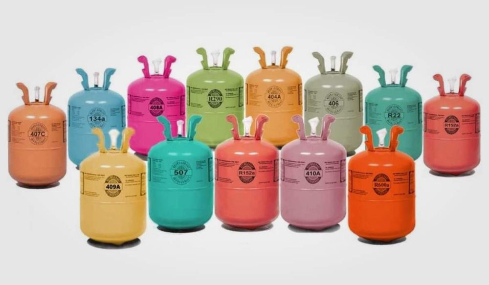 фреон R134 R1234 R404 R407 R410 R507 R22 R32