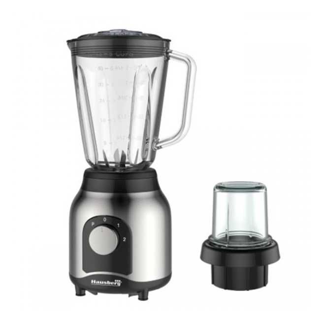 Blender cu rasnita, Hausberg HB-7762, doua viteze, 1.5L, 600 W