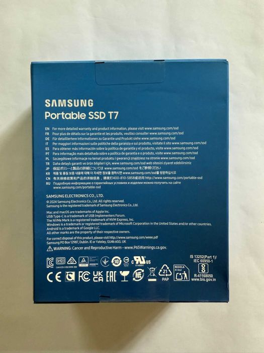 SSD Extern Samsung T7 - gen 2 - 1 TB ! SIGILAT + Garantie