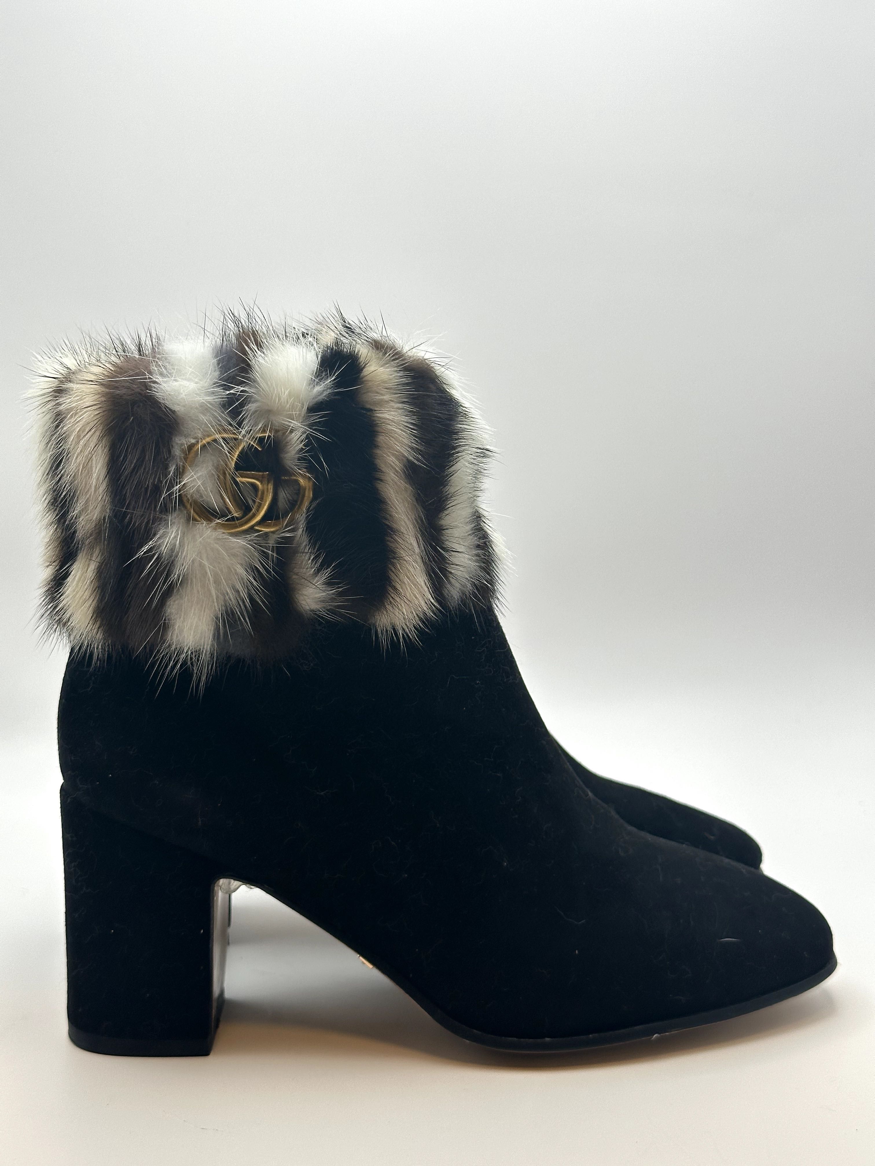 Gucci Boots Woman Black