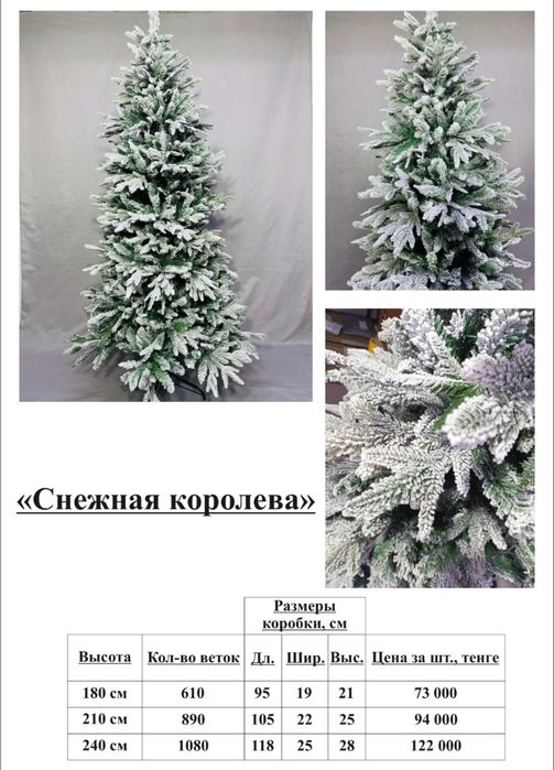 Искусственные литые елки в наличии