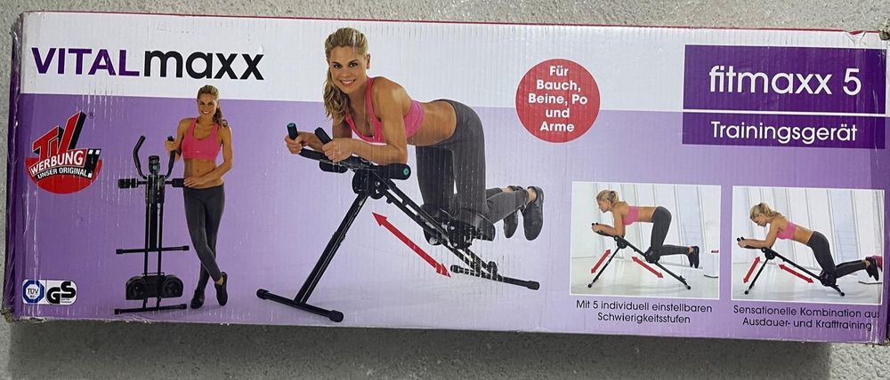 Aparat fitness Vitalmaxx Fitmaxx 5 – nou, pentru abdomen, brațe,