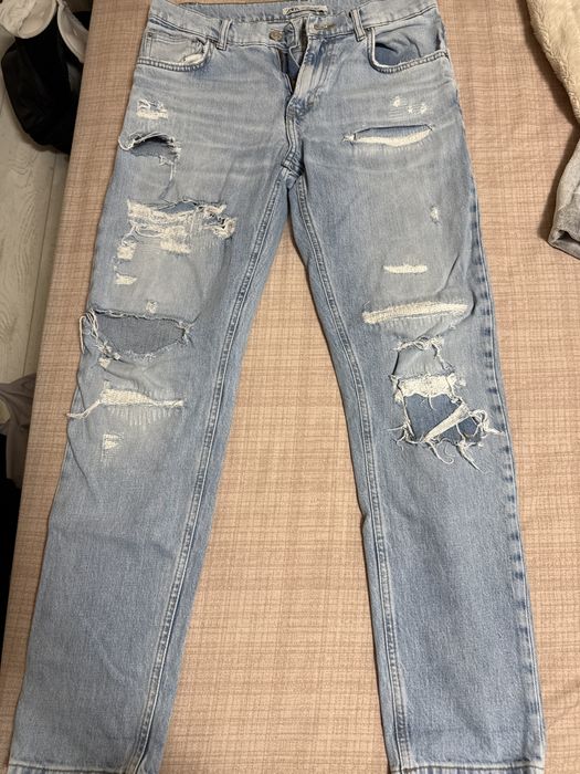 Сини дънки на Zara