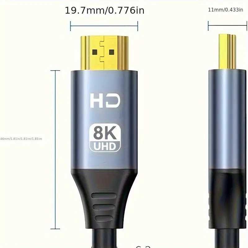 HDMI 2.1 48Gbps, Кабел "FPS MAX" JUSTLINK* HDTV 2.1 8K/60Hz!!
