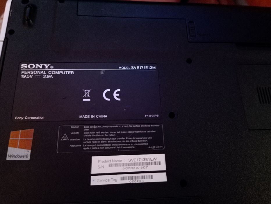 Laptop Sony Vaio